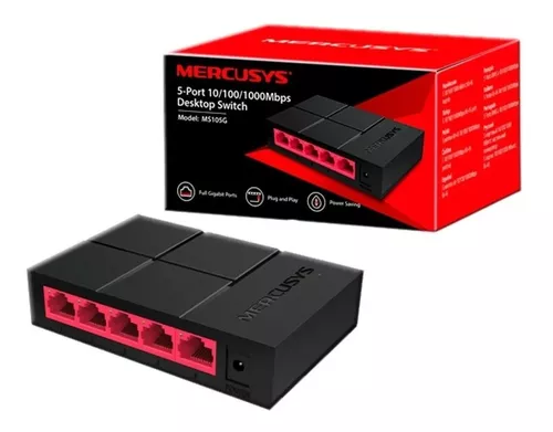 SWITCH 5 PUERTO BASE 1000 MERCUSYS