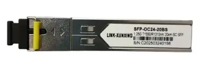 MODULO SFP SC 20K 1.25G B AMARILLO T1550/R1310