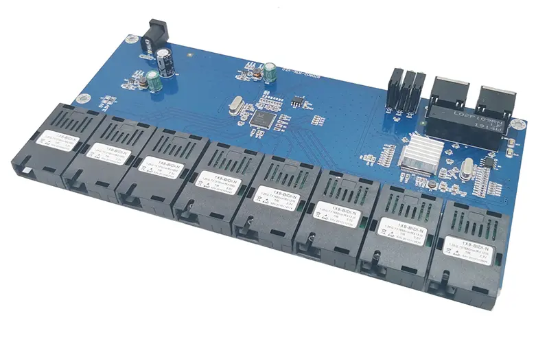 SWITCH BOARD 8 FIBRA 2 RED TARJETA