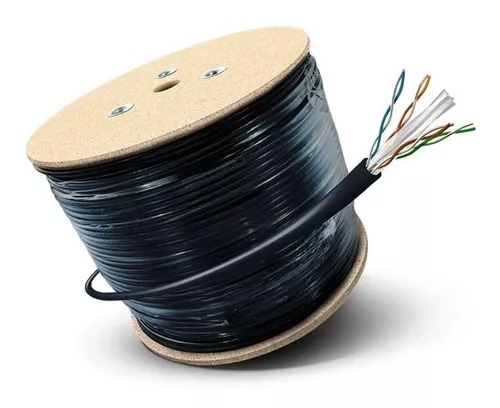UTP 6 COBRE EXTERIOR X 305M DOBLE CHAQUETA LPS