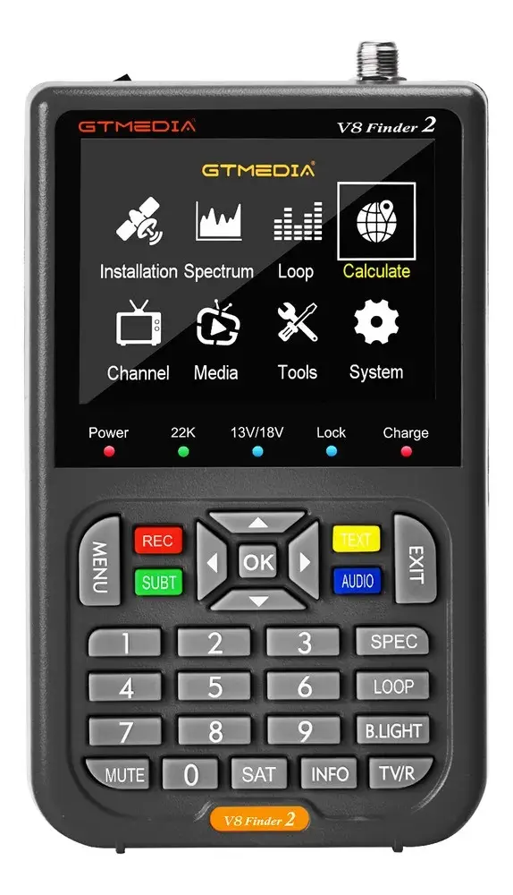 FINDER V8 GTMEDIA 2 MEDIDOR SATELITAL SATFINDER BUSCADOR