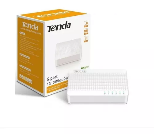 SWITCH 5 PUERTOS BASE 100 TENDA