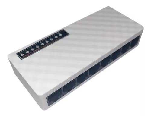 SWITCH 8 PUERTOS BASE 100 GENERICO