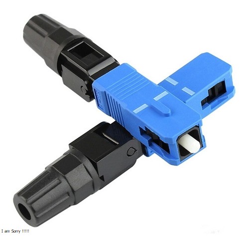 [804] CONECTOR MECANICO CAIMAN SC UPC AZUL 60 MM