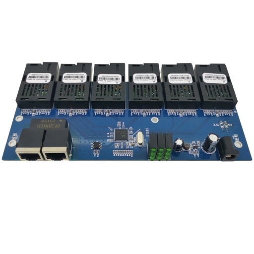 [992] SWITCH BOARD 6 FIBRA 2 RED TARJETA