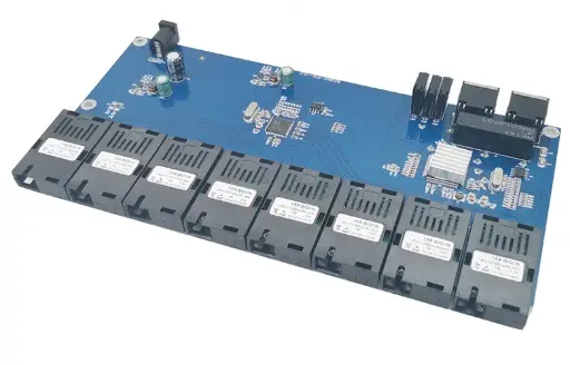 [713] SWITCH BOARD 8 FIBRA 2 RED TARJETA