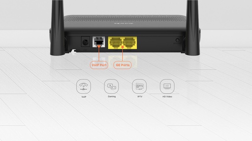 [2049] ONU TENDA XPON 5G, 2.4G  HG7C 