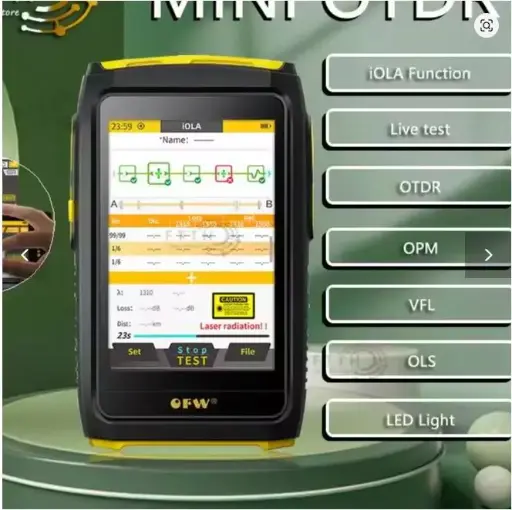 [749] OTDR MINI PRUEBA ACTIVA 1550 APC