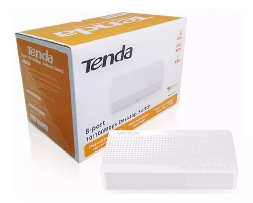[710] SWITCH 8 PUERTOS BASE 100 TENDA